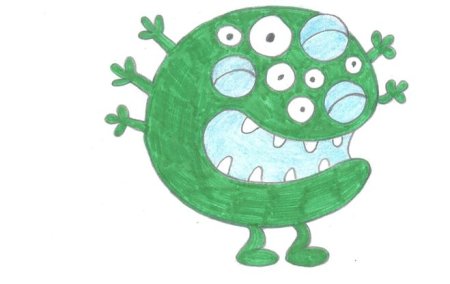 Детские рисунки монстров карандашом