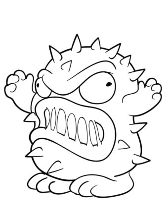 Раскраска монстры