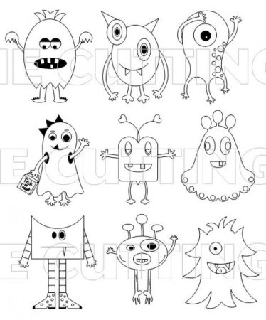 Монстрик для дошкольников