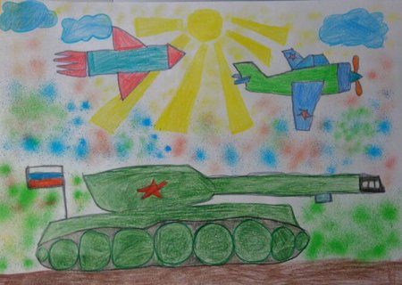 Рисунки на военную тему