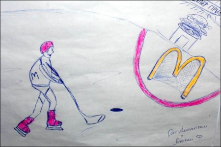 Хоккей детский рисунок