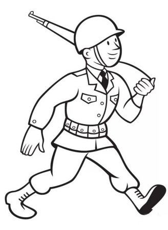 Рисунок солдату
