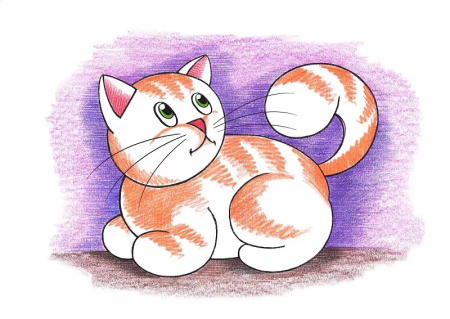 Котенок для рисования