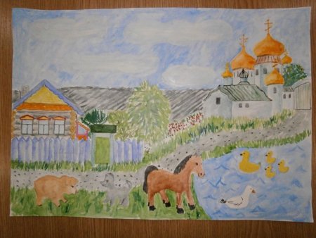 Международный конкурс детского рисунка красота Божьего мира