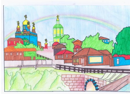Город Челябинск рисунок
