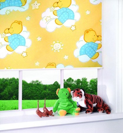 Рулонные шторы в детскую