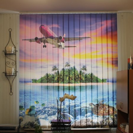 Фотожалюзи вертикальные на окна