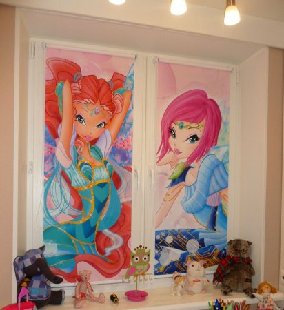 Детские жалюзи с рисунком