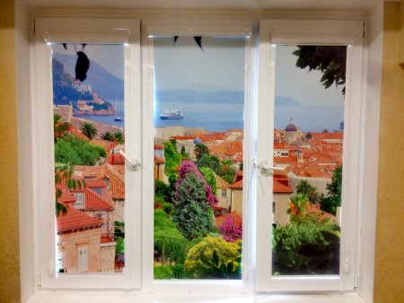 Жалюзи с рисунком на пластиковые окна