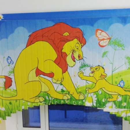 Жулюзи с рисуком для детскогос ада