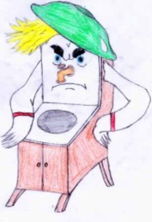 Рисование Мойдодыр