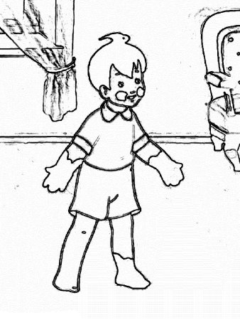 Иллюстрация к произведению Чуковского Мойдодыр