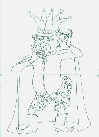 Лесной царь раскраска