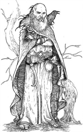 Лесной царь Шуберт раскраска