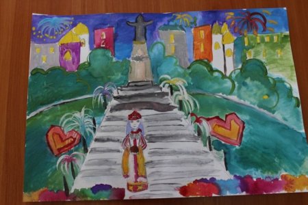 Рисунок мой любимый город Чебоксары