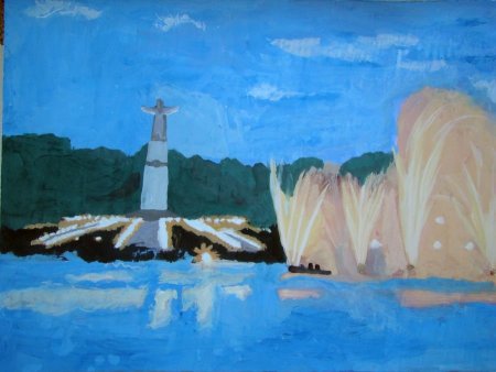 Достопримечательности Чебоксар рисунки