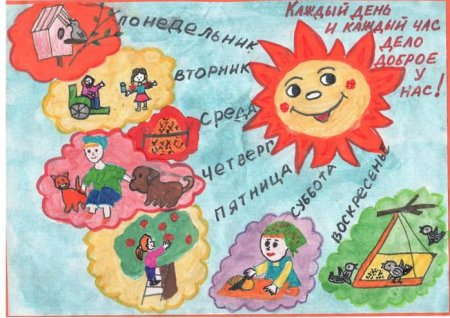 Рисунок на тему творим добро