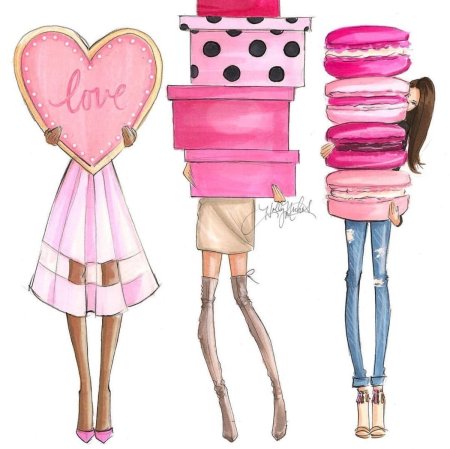 Классные модные рисунки