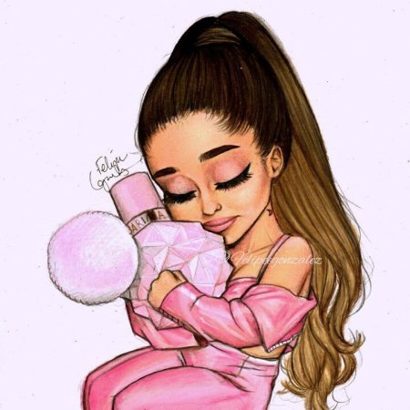 Ариана Гранде мультяшная