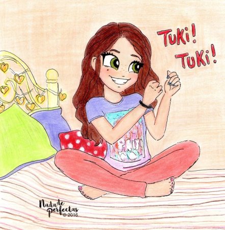 Милые мультяшные девочки в пижамах