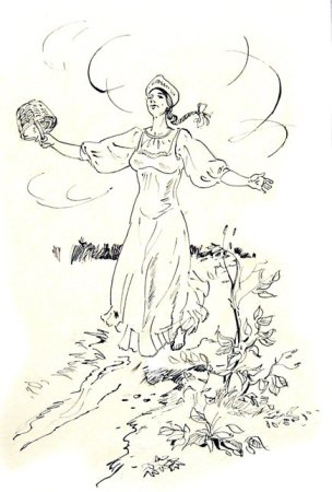 Сарафан Акулины барышня-крестьянка