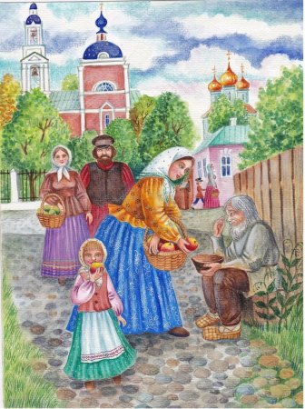 Пасхальные гуляния живопись