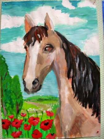 Рисунки гуашью