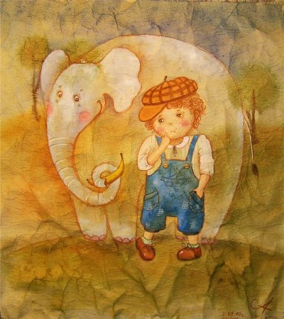 Анастасия Столбова слон