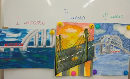 Крымский мост рисунок