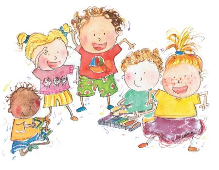 Рисованные детишки