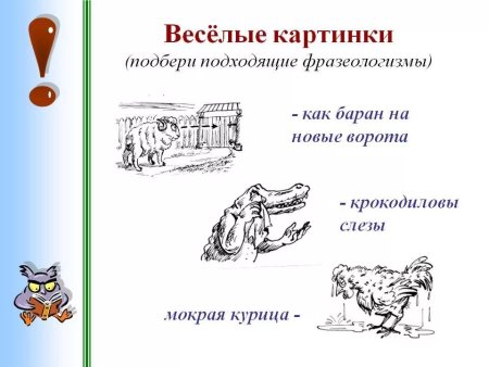 Фразеологизмы рисунки