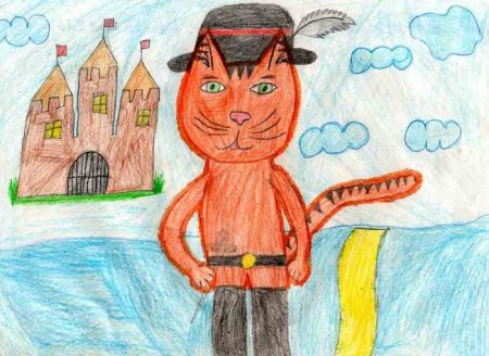 Рисование кота в сапогах