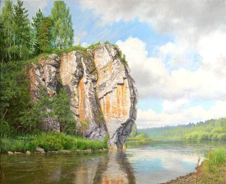 Река Чусовая камень Максимовский