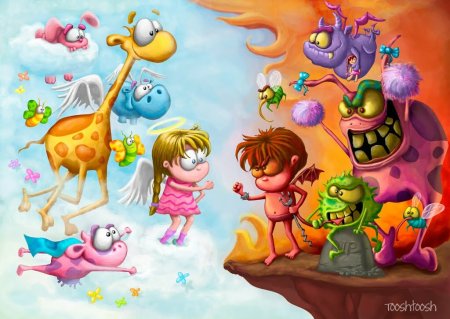 Добрый и злой ребенок