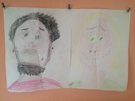 Ужасные детские рисунки