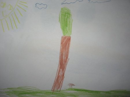 Детские корявые рисунки