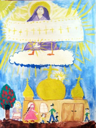 Покров Пресвятой Богородицы для детей воскресной школы