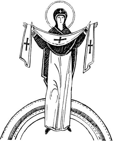 Покров Пресвятой Богородицы прориси