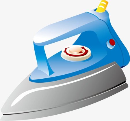 Утюг снизу вектор