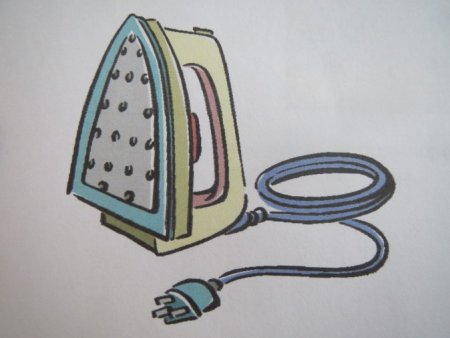 Утюг рисунок для детей