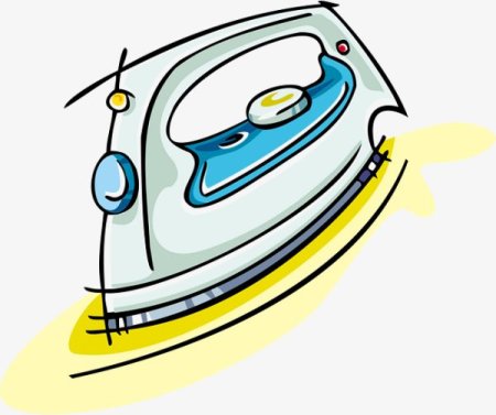 Утюг клипарт