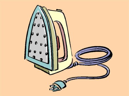 Утюг раскраска