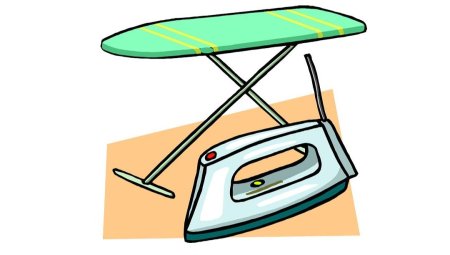 Утюг трафарет