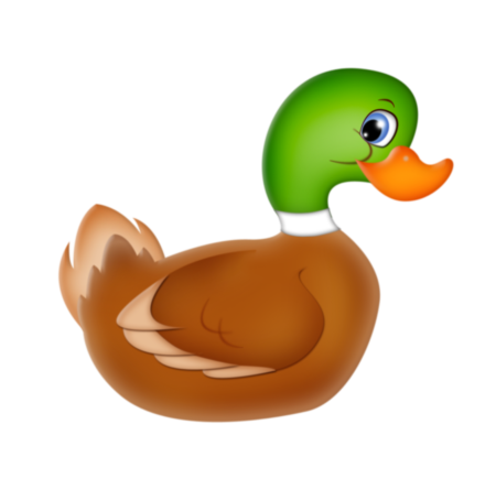 Утка мультяшная