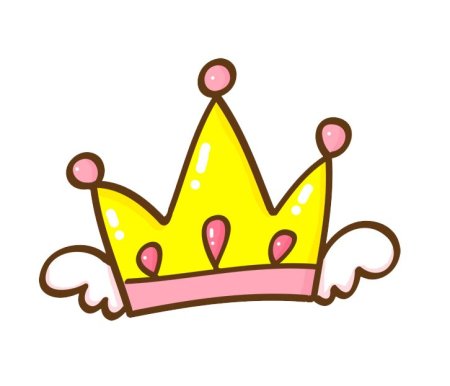 Корона мультяшная