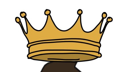 Корона рисунок в цвете