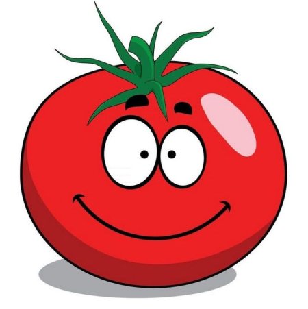 Раскраска для детей помидор