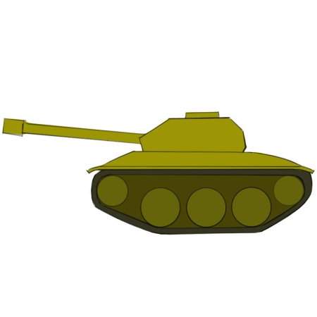 Танк рисунок для детей