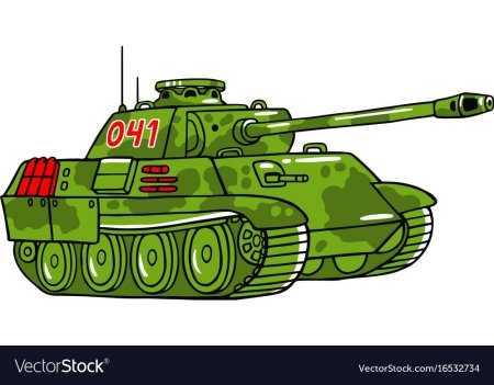 Военный танк для детей