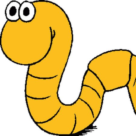 Worms червяк вид сбоку